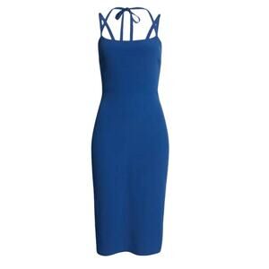 Reformation Skyla Dress in Caspian Blue